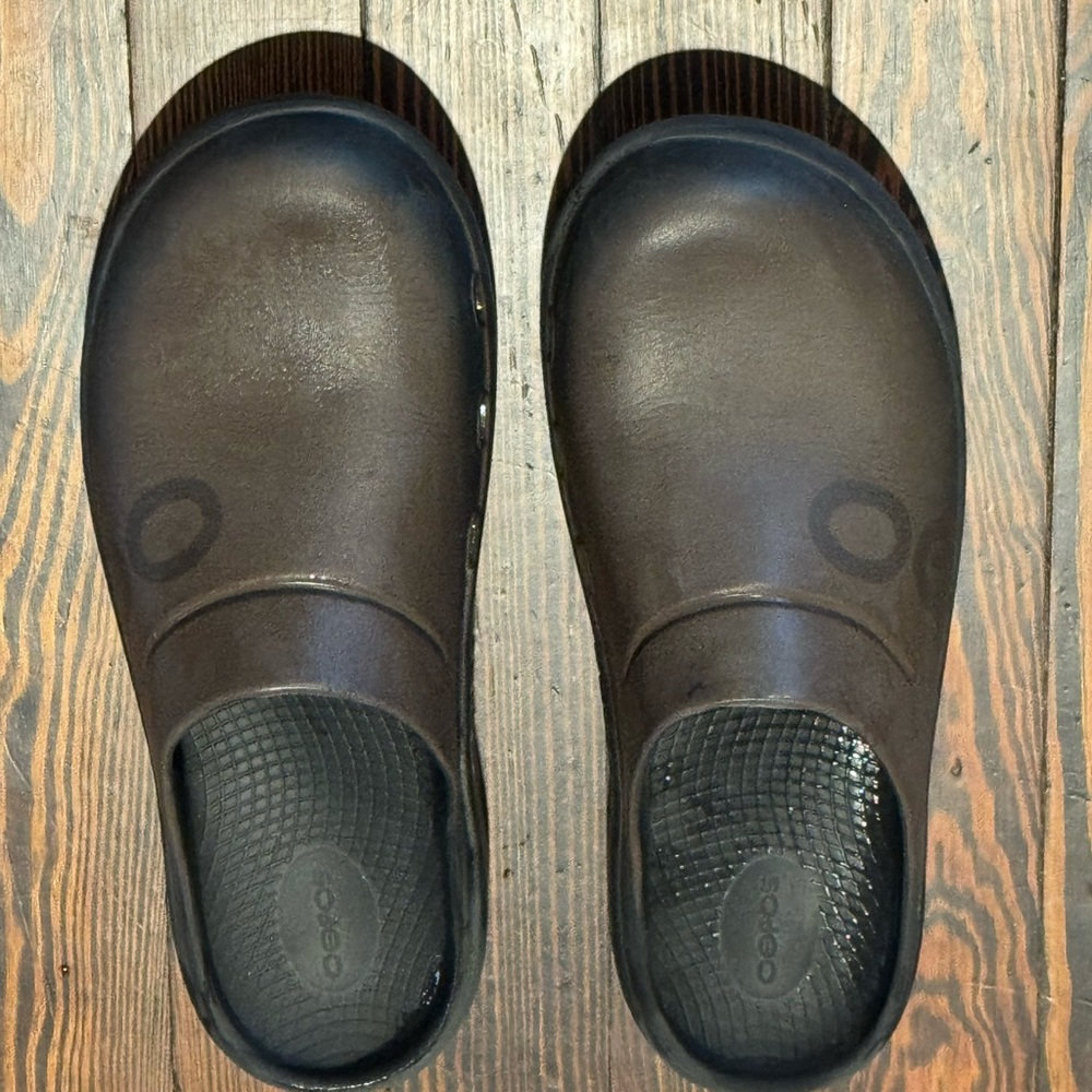 OOFOS Brown Slip-On Loafers Ultimate Comfort